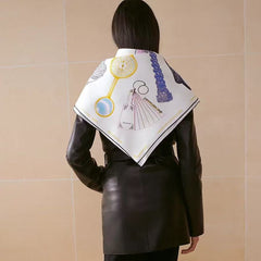 HERMES 25S SCARF 90 IN SILK 005