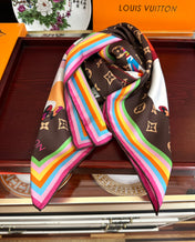 LV SCARF 90 CM IN SILK 738413