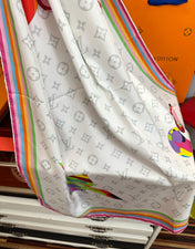 LV SCARF 90 CM IN SILK 738414