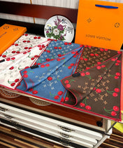 LV SCARF 90 CM IN SILK 05
