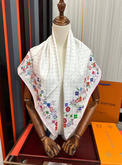 LV SCARF 90 CM IN SILK 01