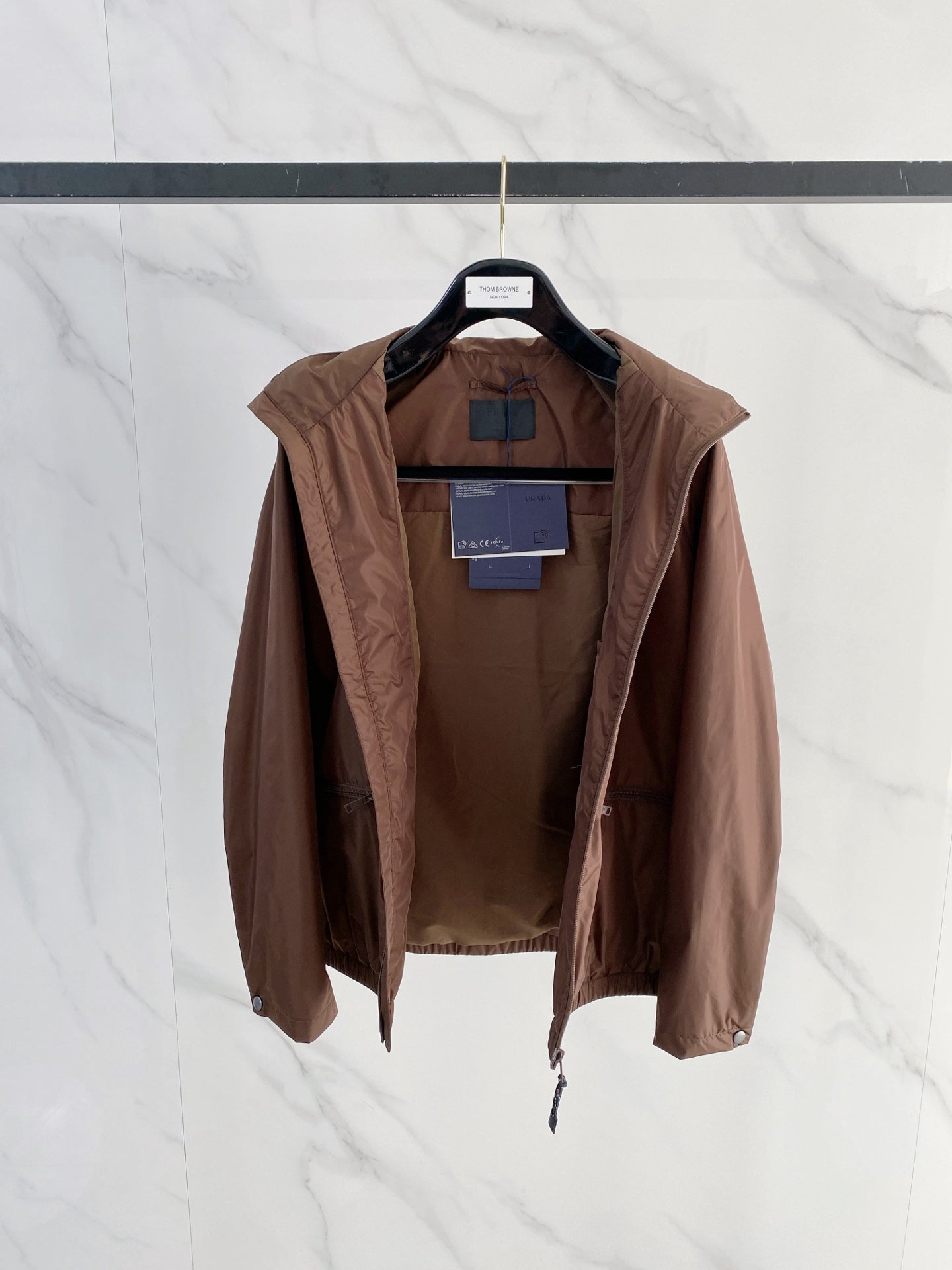 PRADA 26S HOODED JACKET 787