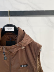 PRADA 26S SLEEVELESS HOODED JACKET 785