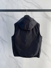 PRADA 26S SLEEVELESS HOODED JACKET 786