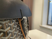 ALPIN BACKPACK 37 IN BLACK LAMBSKIN AND GOYARDINE CANVAS