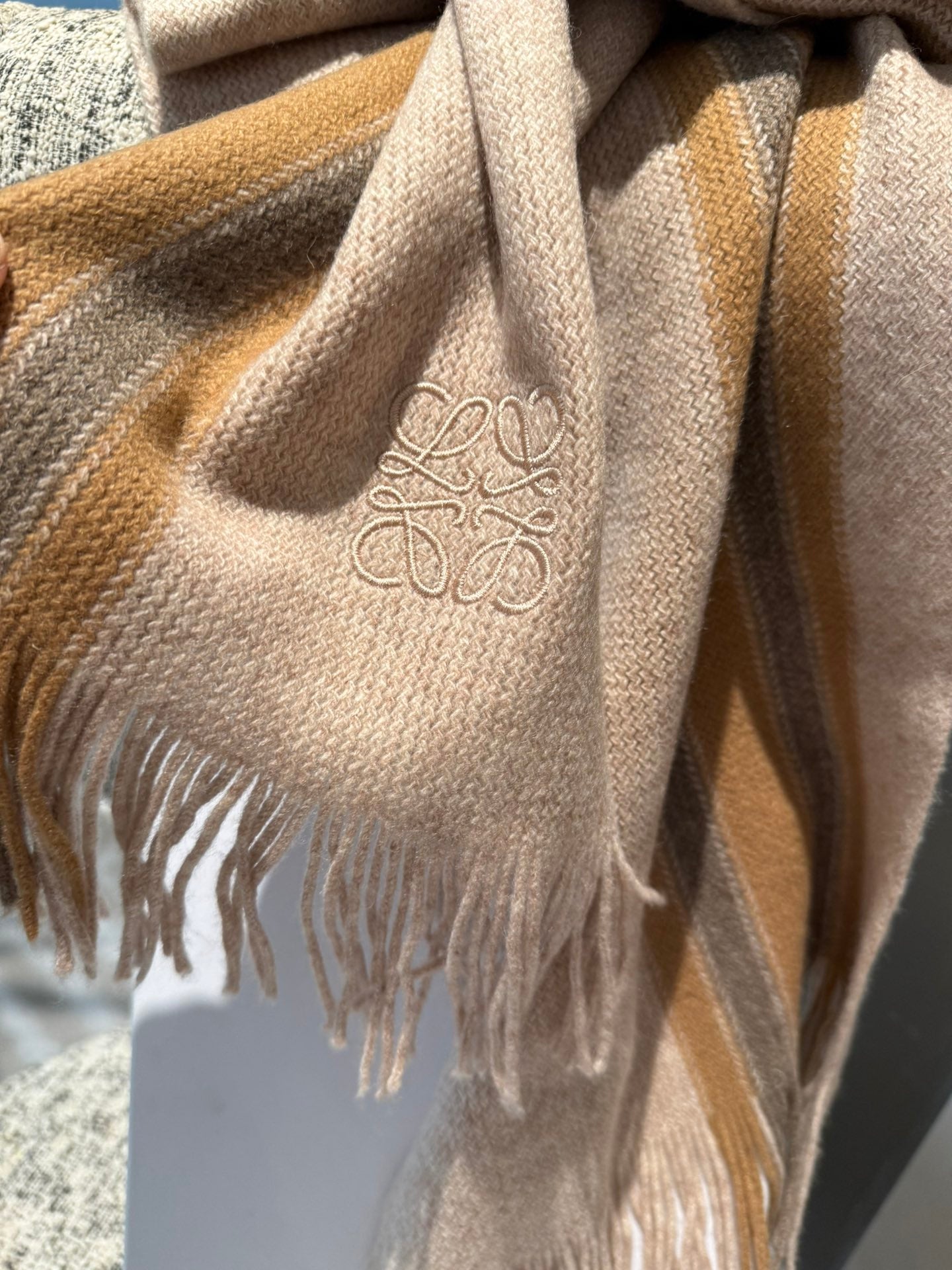 LOEWE 25S SCARF 180 IN CASHMERE 576713