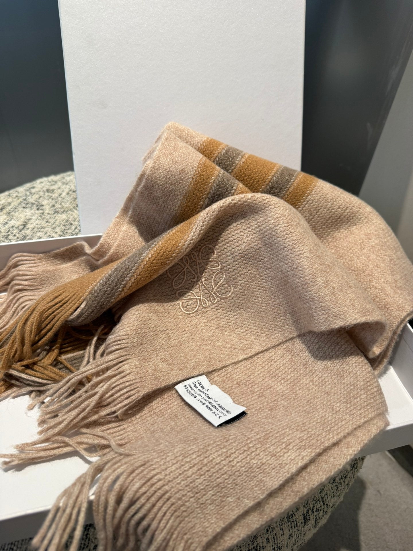 LOEWE 25S SCARF 180 IN CASHMERE 576713