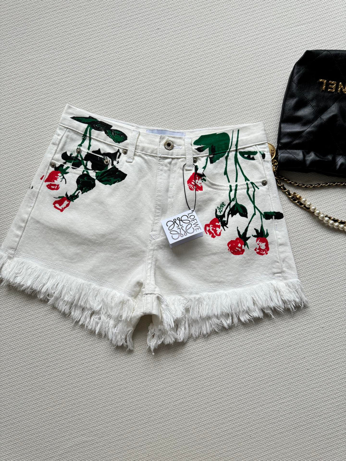 Loewe 25 Short White Cotton