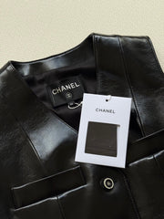 CHANEL LEATHER VEST STYLE 18