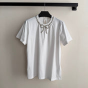 VALENTINO 26S BOW DETAIL T-SHIRT 210