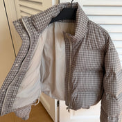 MIUMIU PLAID PUFFER JACKET STYLE 669