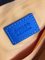 GOYA 26S BOEING 25MM IN DARK BLUE GOYARDINE CANVAS AND CALFSKIN