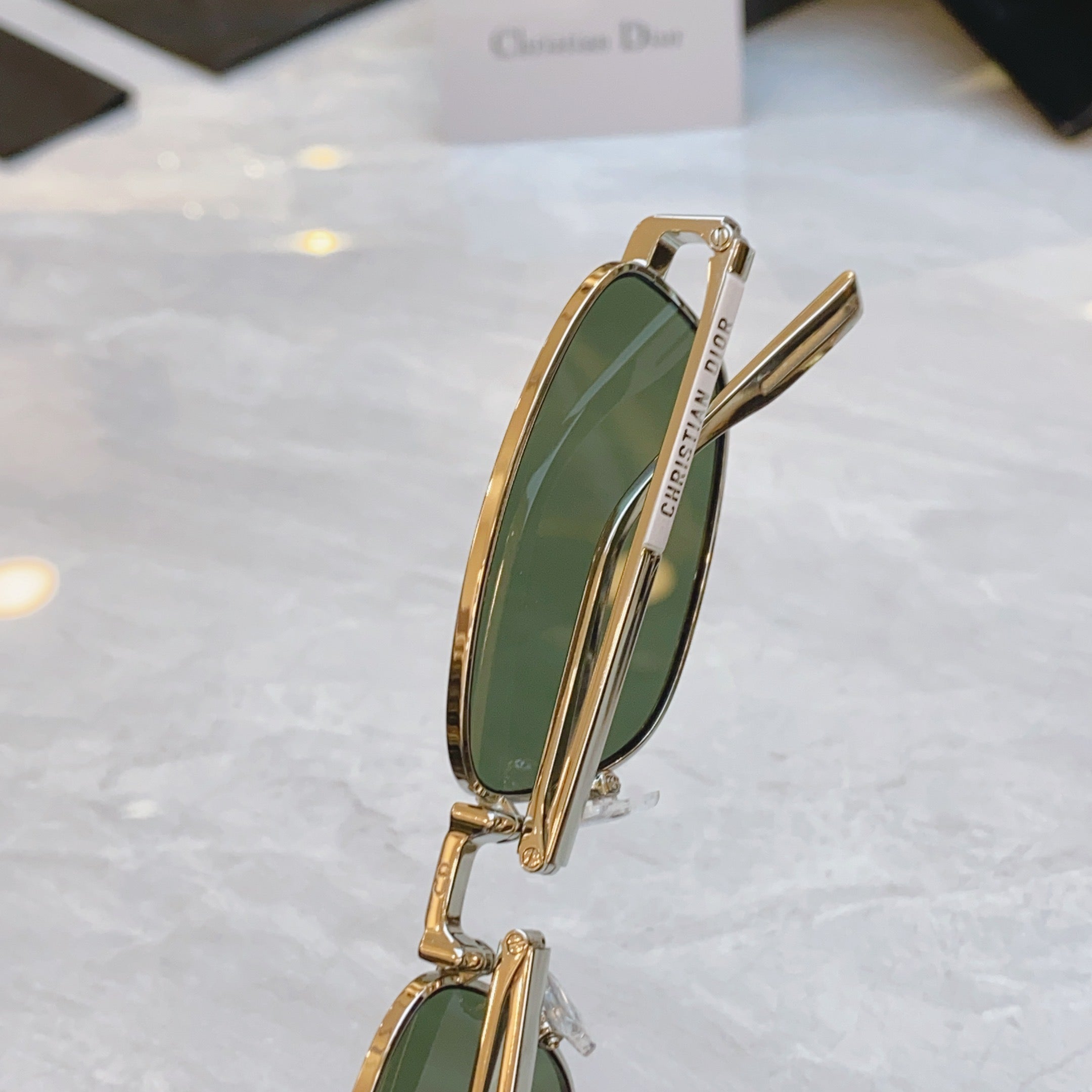 FOLDABLE SUNGLASS DIOR90A1U IN METAL