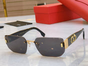 PANTHÈRE GEOMETRIC SUNGLASSES CT0637S IN METAL AND ACETATE