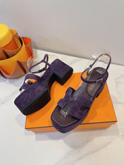 JAM 30 SANDAL IN VIOLET SUEDE