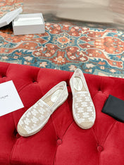 ESPADRILLES IN WHITE MESH