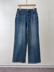 MAX MARA 25S STRAIGHT-LEG JEANS WITH SHEEPSKIN LINING 060