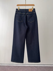 MAX MARA 25S STRAIGHT-LEG JEANS WITH SHEEPSKIN LINING 059