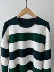 MAX MARA 25S LONG-SLEEVE STRIPED SWEATER 128