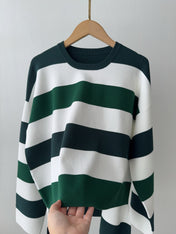 MAX MARA 25S LONG-SLEEVE STRIPED SWEATER 128