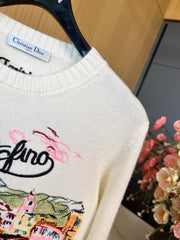 DIOR 25S LONG-SLEEVE CREW NECK T-SHIRT STYLE 199