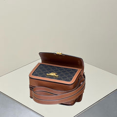 CLASSIQUE TRIOMPHE 22 CALFSKIN BLACK BROWN