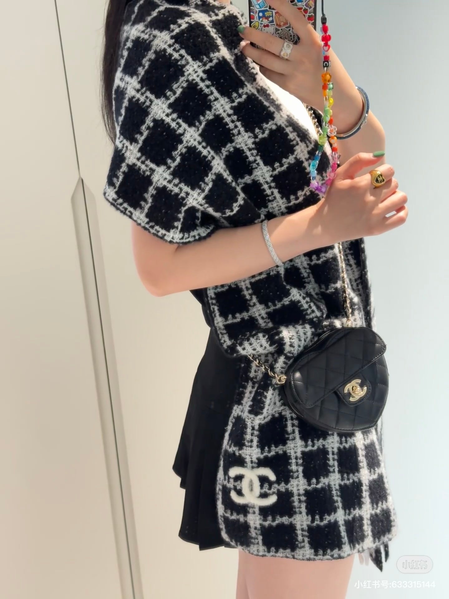 CHANEL 25S SCARF 180 IN WOOL 932136