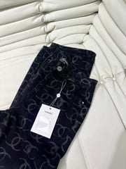 DENIM CC LOGO BLACK JEANS