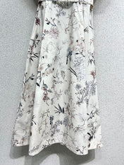 DIOR FLORAL LONG DRESS 275014