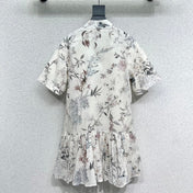 DIOR SHORT-SLEEVE RETRO DRESS 275031