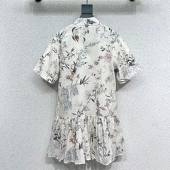 DIOR SHORT-SLEEVE RETRO DRESS 275031