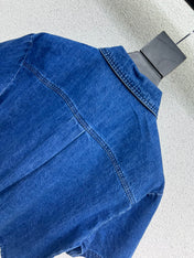 LOEWE SHORT-SLEEVE DENIM SHIRT 269343