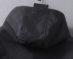 LV HOODED JACKET BLACK 239058