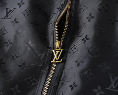LV BLACK MONOGRAM HOODED JACKET 239052