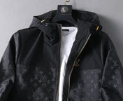 LV BLACK MONOGRAM HOODED JACKET 239052