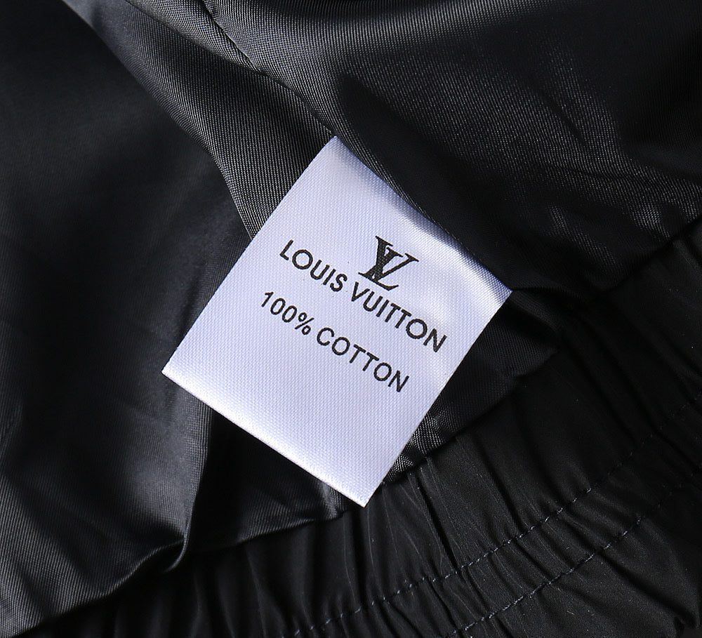 LV BLACK MONOGRAM HOODED JACKET 239052
