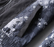 LV BLACK MIX NAVY BLUE MONOGRAM AND DAMIER JACKET 239054