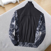 LV BLACK MIX NAVY BLUE MONOGRAM AND DAMIER JACKET 239054