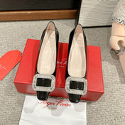 BELLE VIVIER PUMPS IN BLACK PATENT CALFSKIN