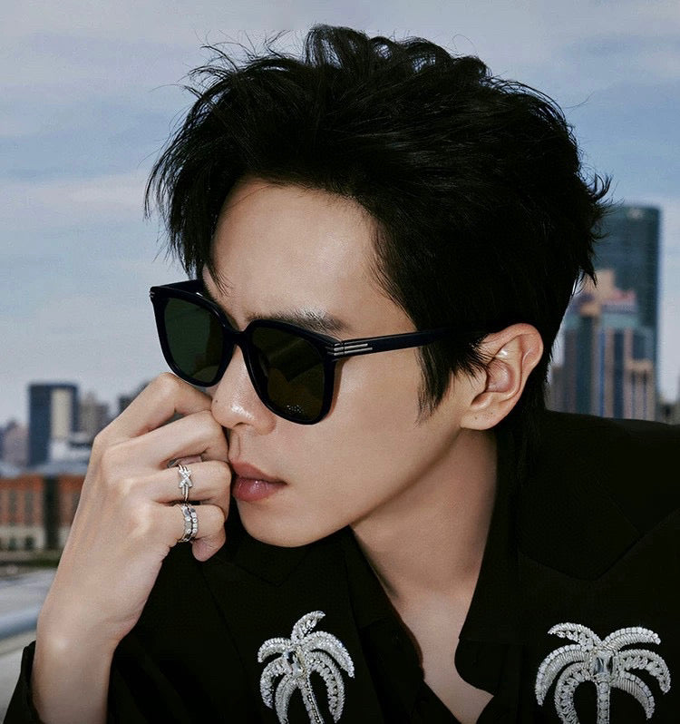 SQUARE FRAME SUNGLASSES G07711 IN ACETATE