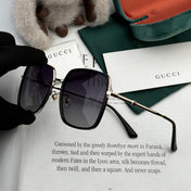 SQUARE FRAME SUNGLASSES G1640 IN METAL