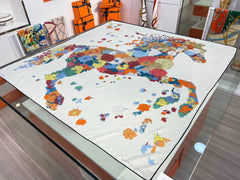 HERMES 25S SCARF 140 IN SILK 724766