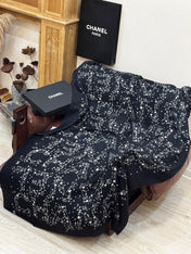 CHANEL 25S SCARF 200 IN CASHMERE 728986