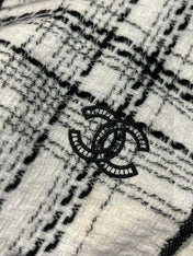 CHANEL 25S SCARF 185 IN CASHMERE 730559