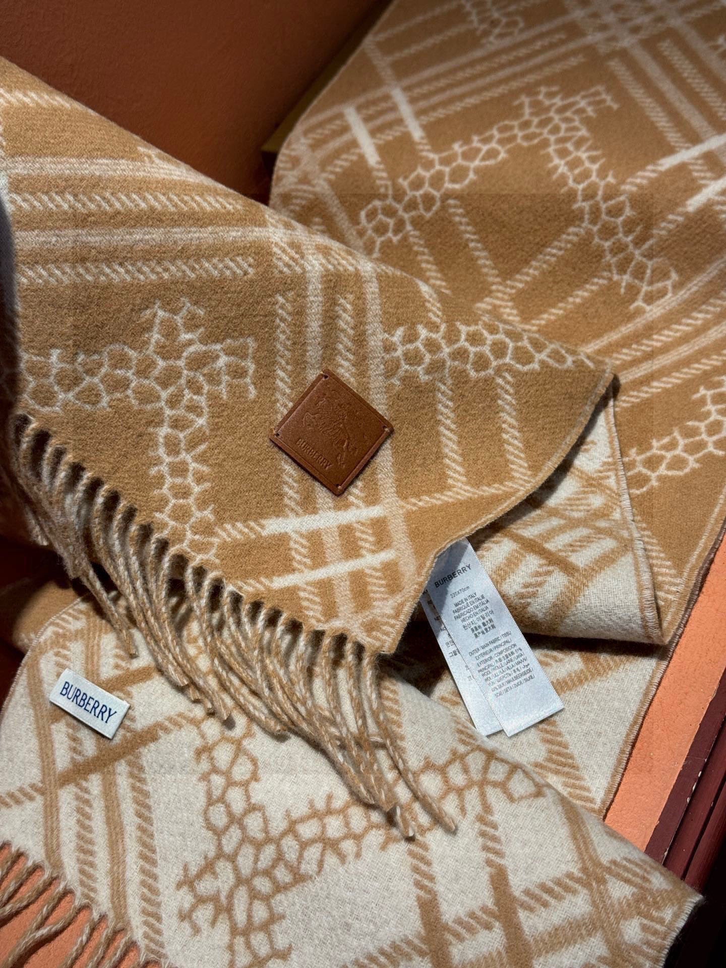 BBR SCARF 168 CM IN CASHMERE 730561