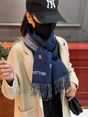 LV SCARF 180 CM IN CASHMERE 730570
