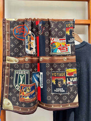 LV SCARF 140 CM IN SILK 732100