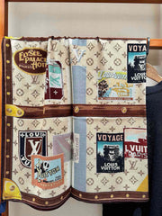 LV SCARF 140 CM IN SILK 732101