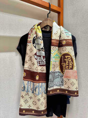 LV SCARF 140 CM IN SILK 732101