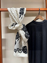 CHANEL 25S SCARF 140 IN SILK 735806